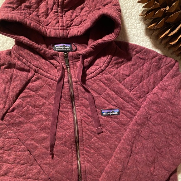 Patagonia Organic Cotton Quilt Hoodie Zip - Picture 2 of 7